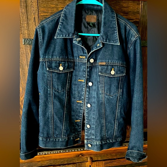 Ralph Lauren Denim Lined Jacket Size Large EUC - Picture 5 of 9